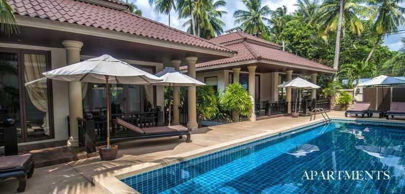 爱巴基棕榈日落海滩豪华别墅酒店 Taling Ngam Beach 外观 照片
