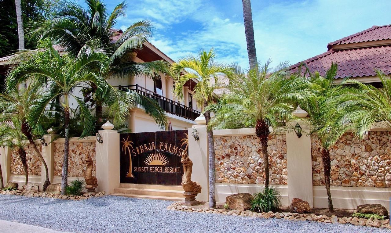 爱巴基棕榈日落海滩豪华别墅酒店 Taling Ngam Beach 外观 照片